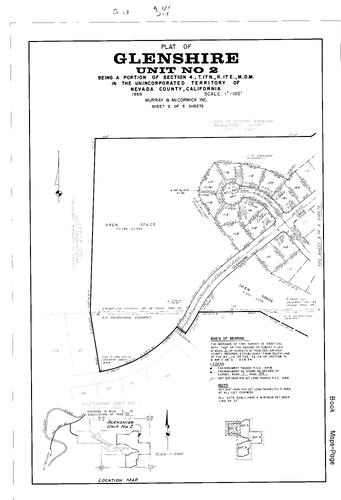 Click to see Subdivision Book 3, pg. 41 (1969) of Nevada County Recorders Subdivision Maps Book 3