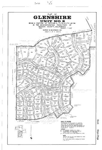 Click to see Subdivision Book 3, pg. 41 (1969) of Nevada County Recorders Subdivision Maps Book 3