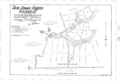 Click to see Subdivision Book 3, pg. 42 (1969) of Nevada County Recorders Subdivision Maps Book 3