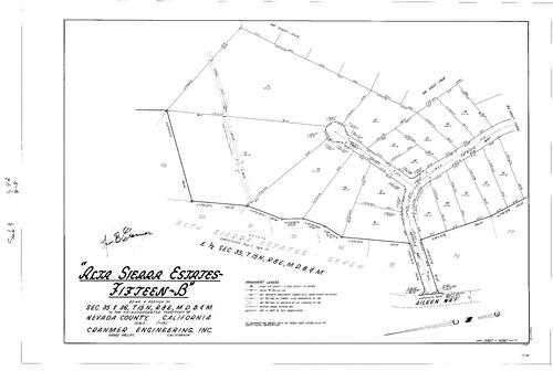 Click to see Subdivision Book 3, pg. 42 (1969) of Nevada County Recorders Subdivision Maps Book 3
