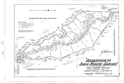 Click to see Subdivision Book 3, pg. 43 (1969) of Nevada County Recorders Subdivision Maps Book 3