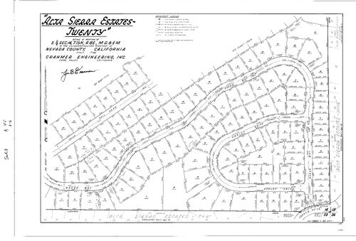 Click to see Subdivision Book 3, pg. 45 (1969) of Nevada County Recorders Subdivision Maps Book 3
