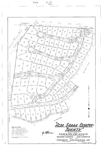 Click to see Subdivision Book 3, pg. 45 (1969) of Nevada County Recorders Subdivision Maps Book 3
