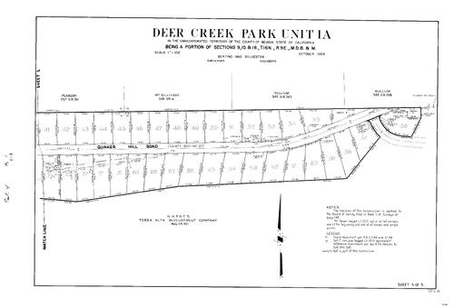 Click to see Subdivision Book 4, pg. 1 (1970) of Nevada County Recorders Subdivision Maps Book 4