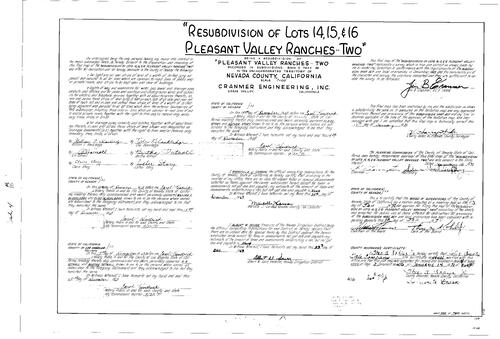 Click to see Subdivision Book 4, pg. 2 (1970) of Nevada County Recorders Subdivision Maps Book 4