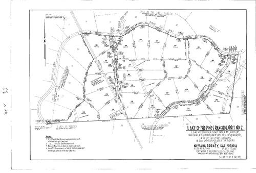 Click to see Subdivision Book 4, pg. 3 (1970) of Nevada County Recorders Subdivision Maps Book 4