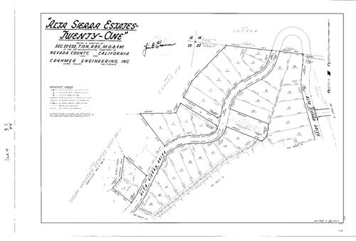 Click to see Subdivision Book 4, pg. 6 (1970) of Nevada County Recorders Subdivision Maps Book 4