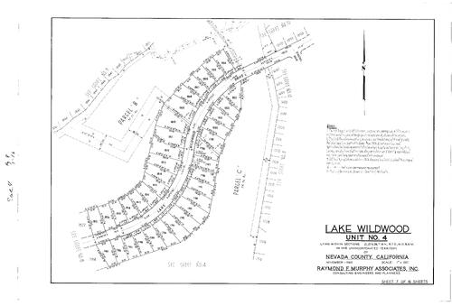 Click to see Subdivision Book 4, pg. 8 (1970) of Nevada County Recorders Subdivision Maps Book 4