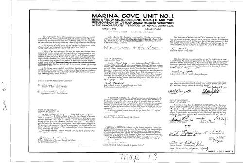 Click to see Subdivision Book 4, pg. 13 (1970) of Nevada County Recorders Subdivision Maps Book 4