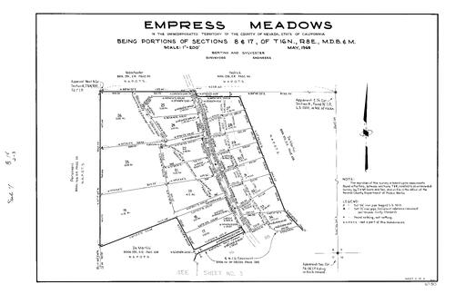Click to see Subdivision Book 4, pg. 14 (1970) of Nevada County Recorders Subdivision Maps Book 4