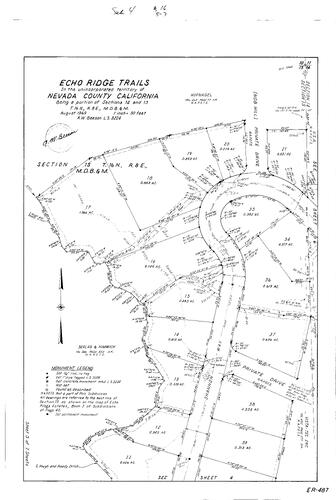 Click to see Subdivision Book 4, pg. 16 (1970) of Nevada County Recorders Subdivision Maps Book 4