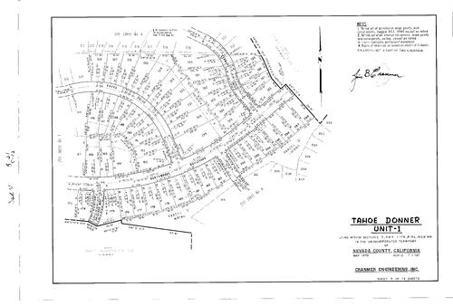 Click to see Subdivision Book 4, pg. 21 (1971) of Nevada County Recorders Subdivision Maps Book 4