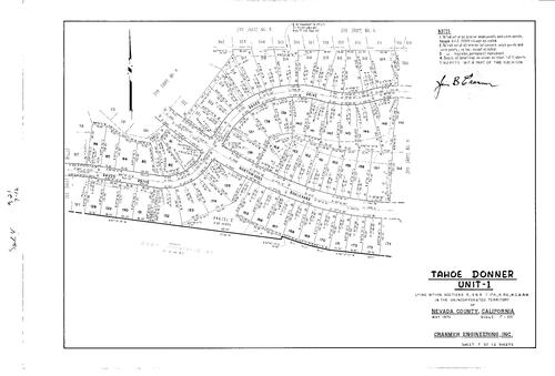 Click to see Subdivision Book 4, pg. 21 (1971) of Nevada County Recorders Subdivision Maps Book 4