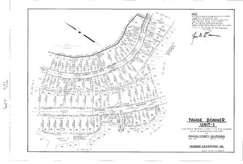Click to see Subdivision Book 4, pg. 21 (1971) of Nevada County Recorders Subdivision Maps Book 4