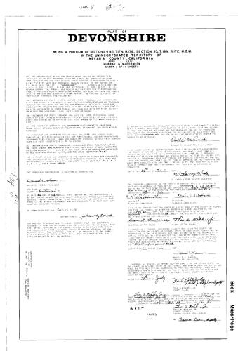 Click to see Subdivision Book 4, pg. 24 (1971) of Nevada County Recorders Subdivision Maps Book 4