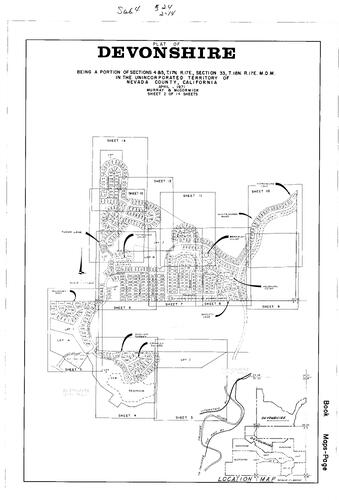 Click to see Subdivision Book 4, pg. 24 (1971) of Nevada County Recorders Subdivision Maps Book 4