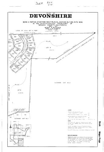 Click to see Subdivision Book 4, pg. 24 (1971) of Nevada County Recorders Subdivision Maps Book 4