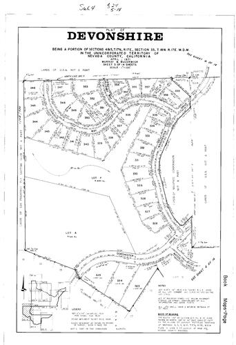 Click to see Subdivision Book 4, pg. 24 (1971) of Nevada County Recorders Subdivision Maps Book 4