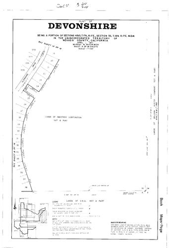 Click to see Subdivision Book 4, pg. 24 (1971) of Nevada County Recorders Subdivision Maps Book 4