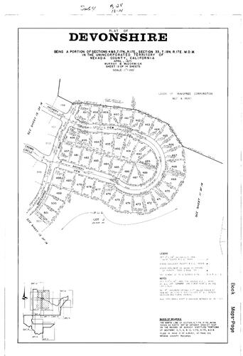 Click to see Subdivision Book 4, pg. 24 (1971) of Nevada County Recorders Subdivision Maps Book 4