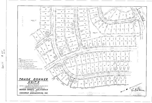 Click to see Subdivision Book 4, pg. 25 (1971) of Nevada County Recorders Subdivision Maps Book 4