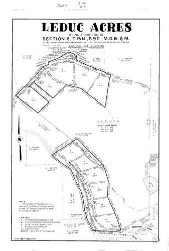 Click to see Subdivision Book 4, pg. 26 (1971) of Nevada County Recorders Subdivision Maps Book 4