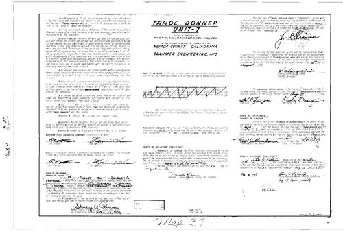 Click to see Subdivision Book 4 pg. 37 (1972) of Nevada County Recorders Subdivision Maps Book 4