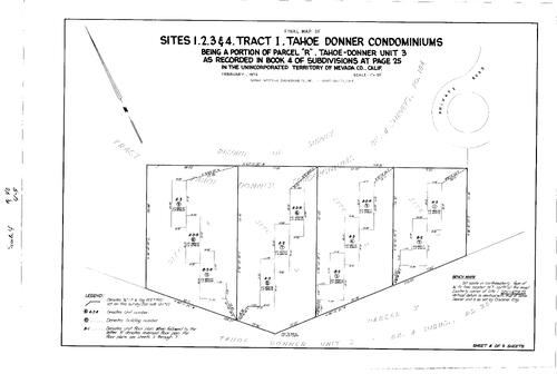 Click to see Subdivision Book 4 pg. 40 (1972) of Nevada County Recorders Subdivision Maps Book 4
