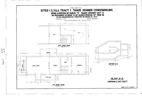 Click to see Subdivision Book 4 pg. 40 (1972) of Nevada County Recorders Subdivision Maps Book 4