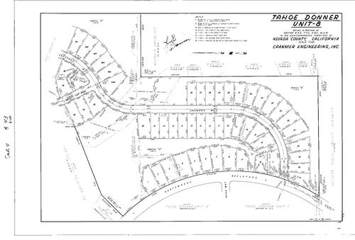Click to see Subdivision Book 4 pg. 43 (1973) of Nevada County Recorders Subdivision Maps Book 4