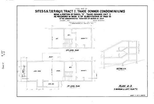 Click to see Subdivision Book 4 pg. 45 (1973) of Nevada County Recorders Subdivision Maps Book 4
