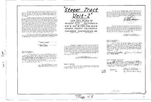 Click to see Subdivision Book 4 pg. 49 (1973) of Nevada County Recorders Subdivision Maps Book 4