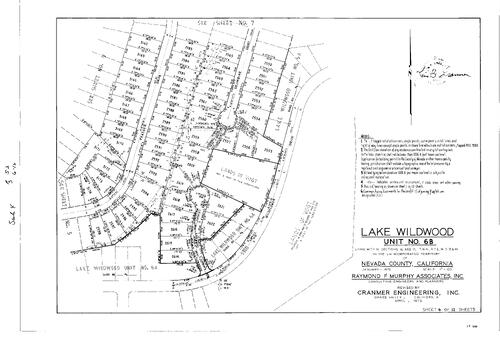 Click to see Subdivision Book 4 pg. 52 (1973) of Nevada County Recorders Subdivision Maps Book 4