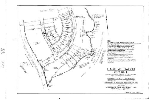 Click to see Subdivision Book 4 pg. 54 (1973) of Nevada County Recorders Subdivision Maps Book 4