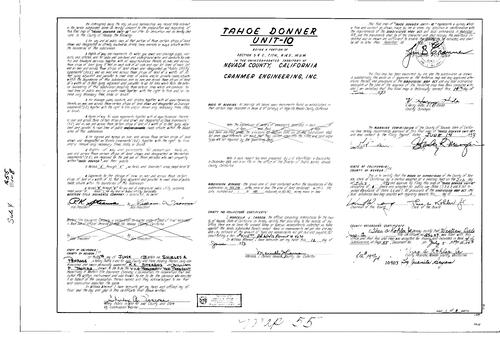 Click to see Subdivision Book 4 pg. 55 (1973) of Nevada County Recorders Subdivision Maps Book 4