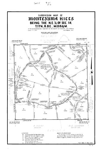 Click to see Subdivision Book 4 pg. 60 (1973) of Nevada County Recorders Subdivision Maps Book 4