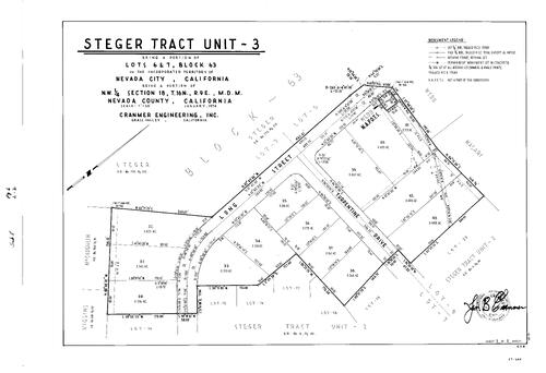Click to see Subdivision Book 5, pg. 6 (1974) of Nevada County Recorders Subdivision Maps Book 5