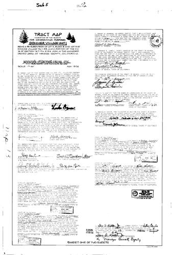 Click to see Subdivision Book 5, pg. 13 (1974) of Nevada County Recorders Subdivision Maps Book 5