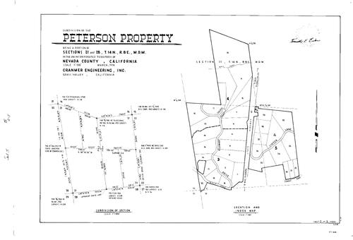 Click to see Subdivision Book 5, pg. 15 (1974) of Nevada County Recorders Subdivision Maps Book 5