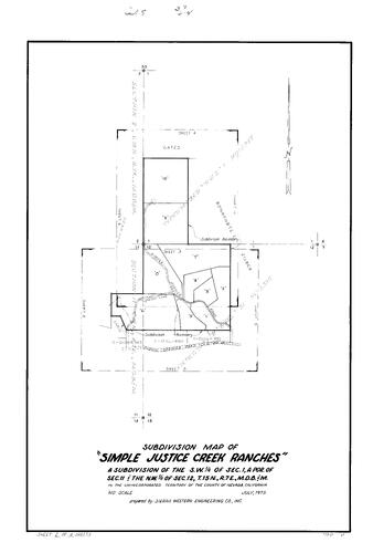 Click to see Subdivision Book 5, pg. 39 (1976) of Nevada County Recorders Subdivision Maps Book 5