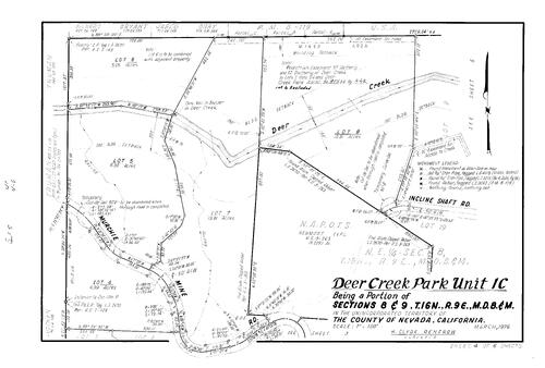 Click to see Subdivision Book 5, pg. 40 (1976) of Nevada County Recorders Subdivision Maps Book 5