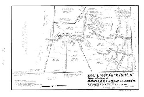 Click to see Subdivision Book 5, pg. 40 (1976) of Nevada County Recorders Subdivision Maps Book 5