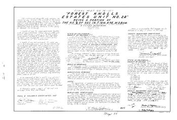Click to see Subdivision Book 5, pg. 55 (1977) of Nevada County Recorders Subdivision Maps Book 5