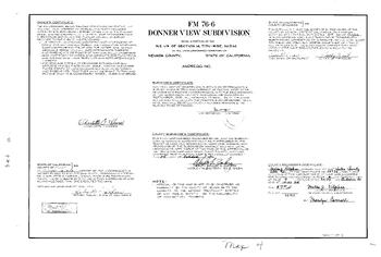 Click to see Subdivision Book 6, pg. 4 (1978) of Nevada County Recorders Subdivision Maps Book 6