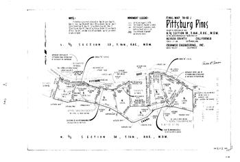 Click to see Subdivision Book 6, pg. 6 (1978) of Nevada County Recorders Subdivision Maps Book 6