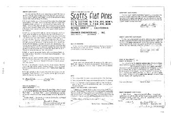 Click to see Subdivision Book 6, pg. 8 (1978) of Nevada County Recorders Subdivision Maps Book 6