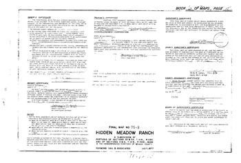 Click to see Subdivision Book 6, pg. 15 (1978) of Nevada County Recorders Subdivision Maps Book 6
