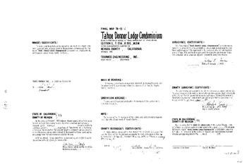 Click to see Subdivision Book 6, pg. 17 (1979) of Nevada County Recorders Subdivision Maps Book 6