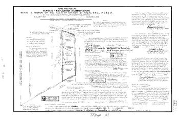 Click to see Subdivision Book 6, pg. 21 (1979) of Nevada County Recorders Subdivision Maps Book 6
