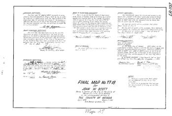 Click to see Subdivision Book 6, pg. 27 (1979) of Nevada County Recorders Subdivision Maps Book 6